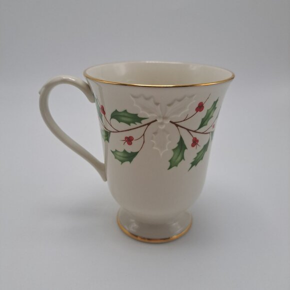 Lenox Holiday Dimension Collection Mug With Gold Trim - Picture 3 of 9